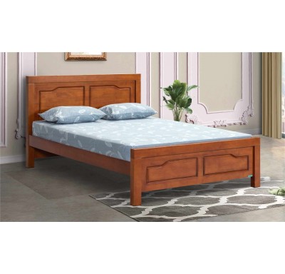 Winter Solid Wood Queen Bed by Damro - 78"x60" ( 6.5' x 5' )